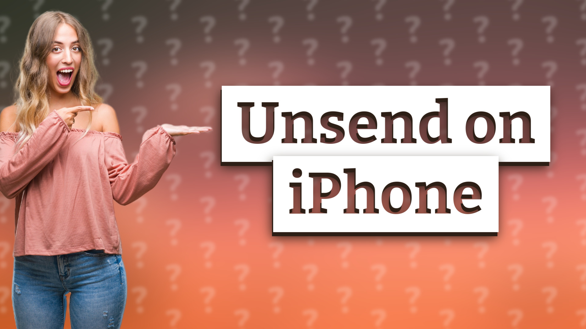 Unsend on iPhone