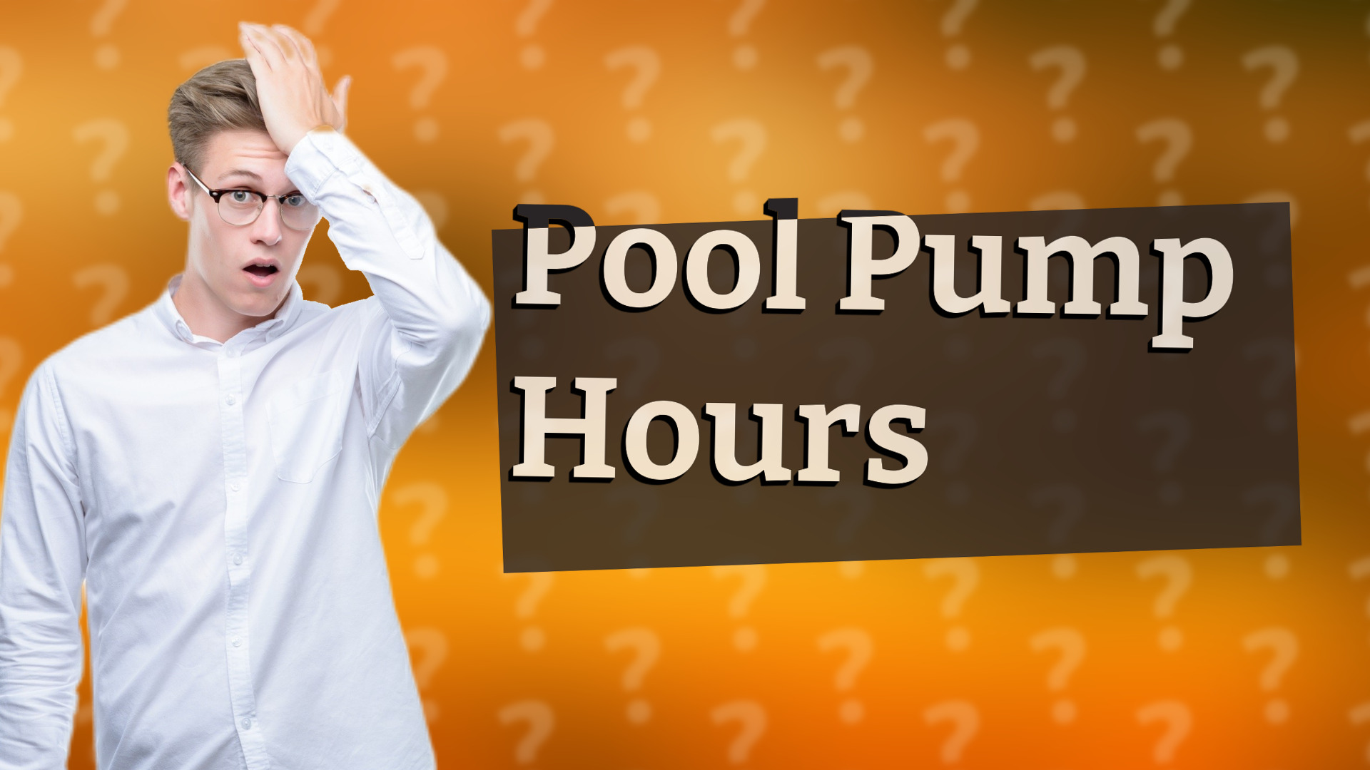 Pool Pump Hours