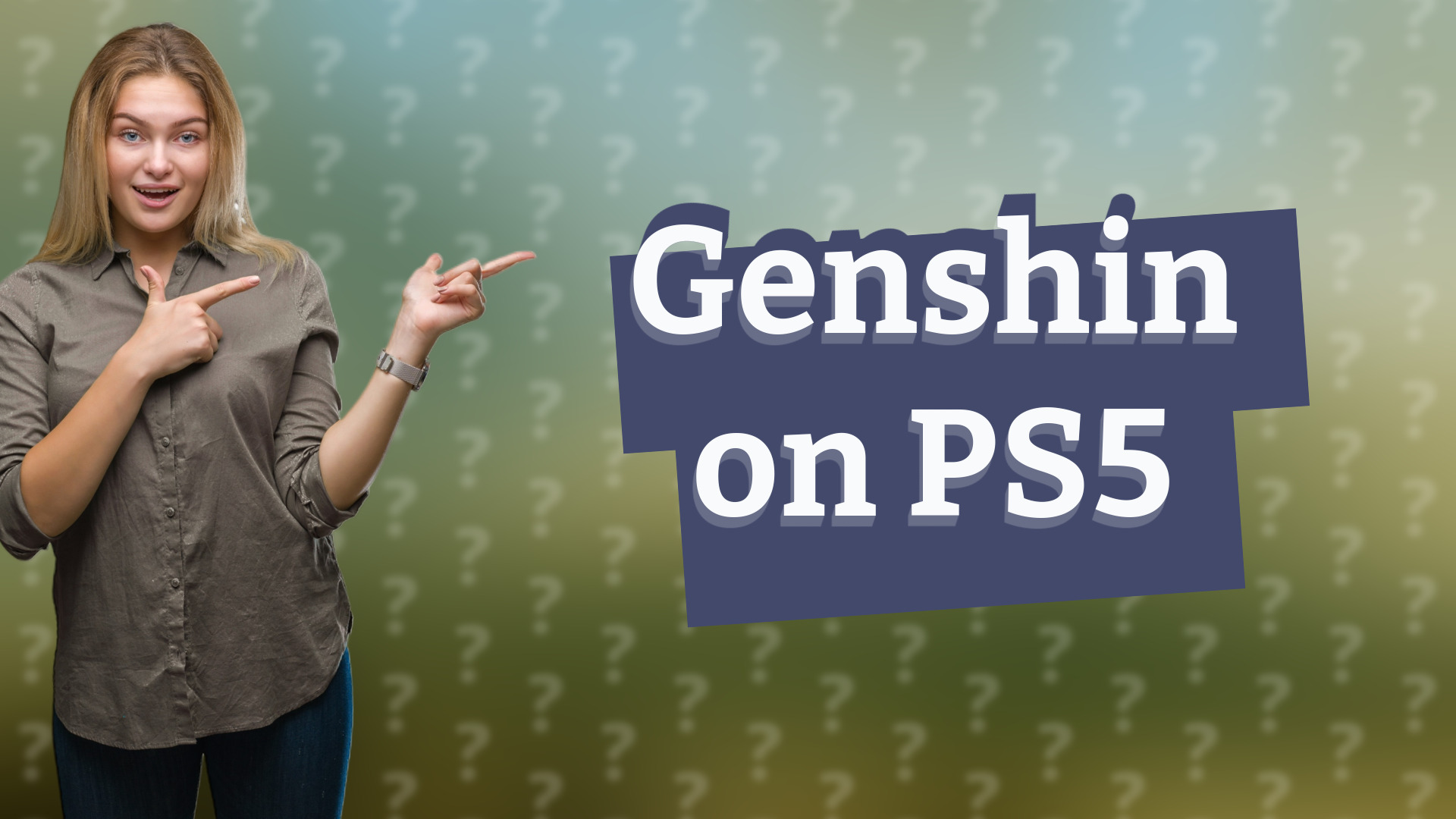 Genshin on PS5