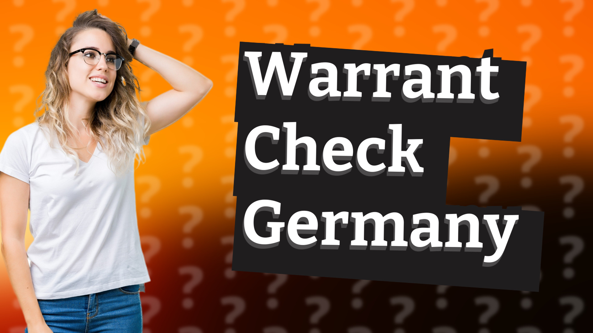 Warrant Check Germany