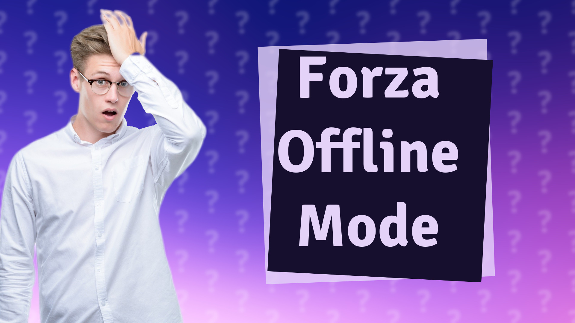 Forza Offline Mode