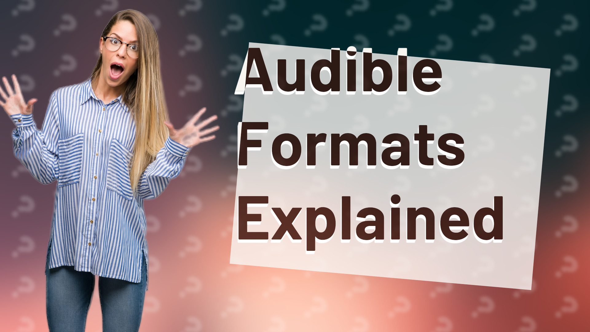 Audible Formats Explained