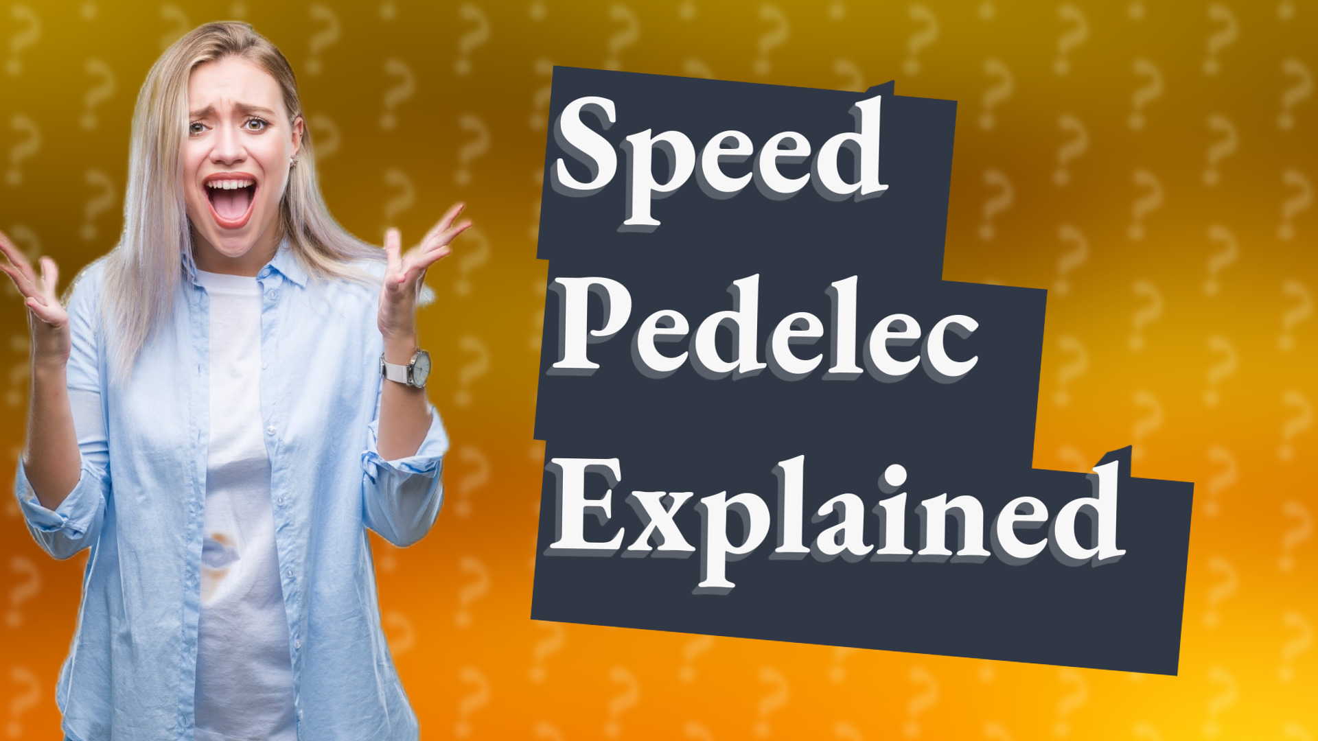 Speed Pedelec Explained