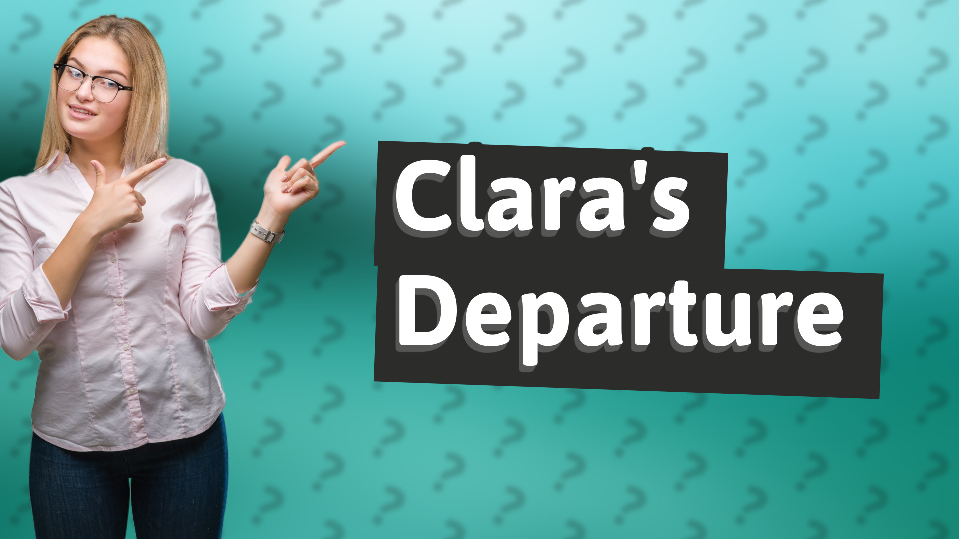 Clara's Departure