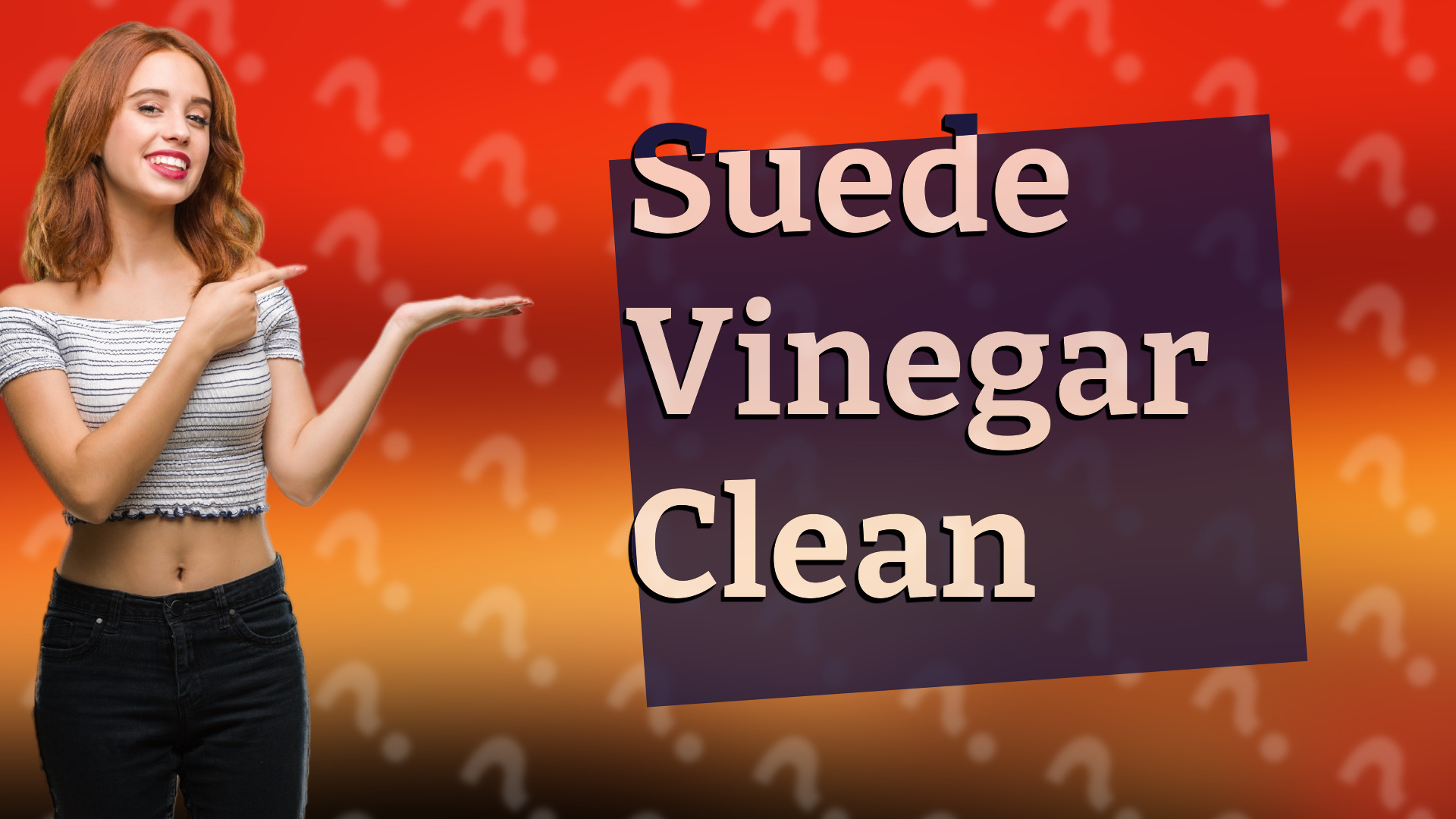 Suede Vinegar Clean