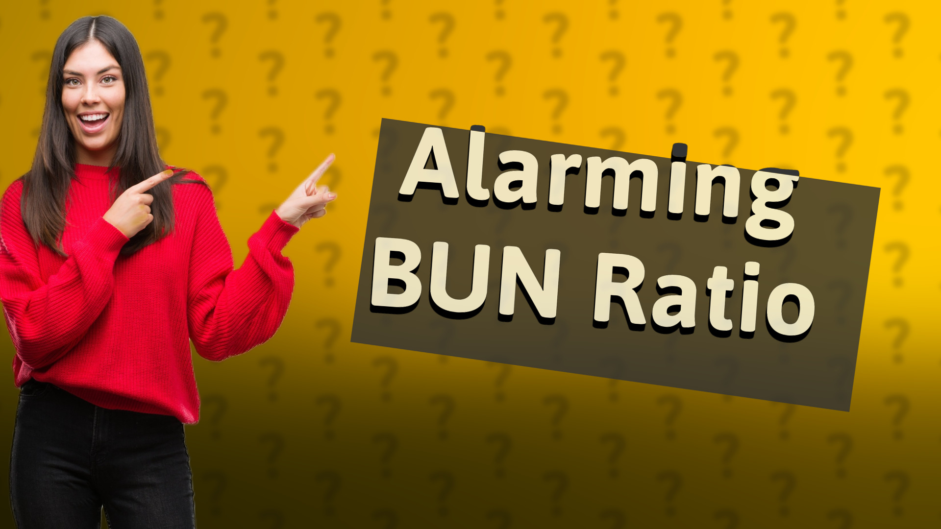 Alarming BUN Ratio