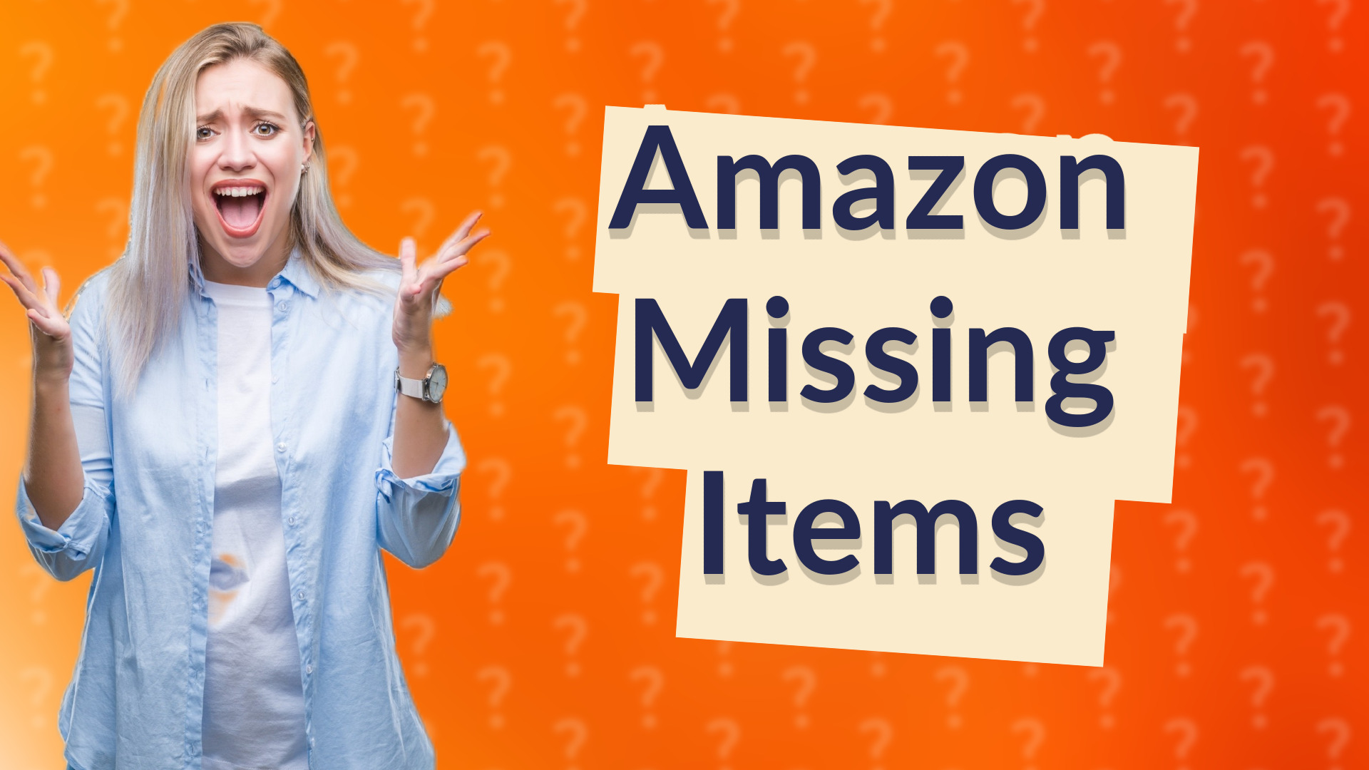 Amazon Missing Items