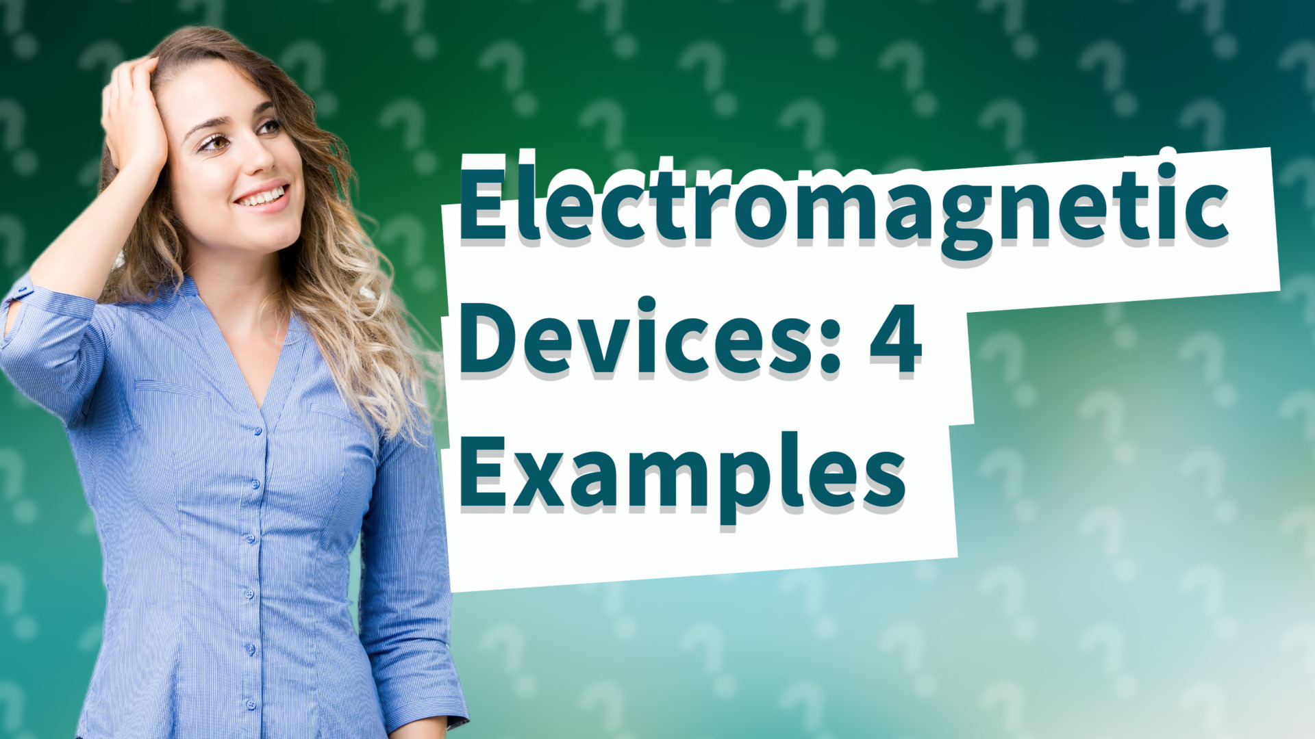 Electromagnetic Devices: 4 Examples