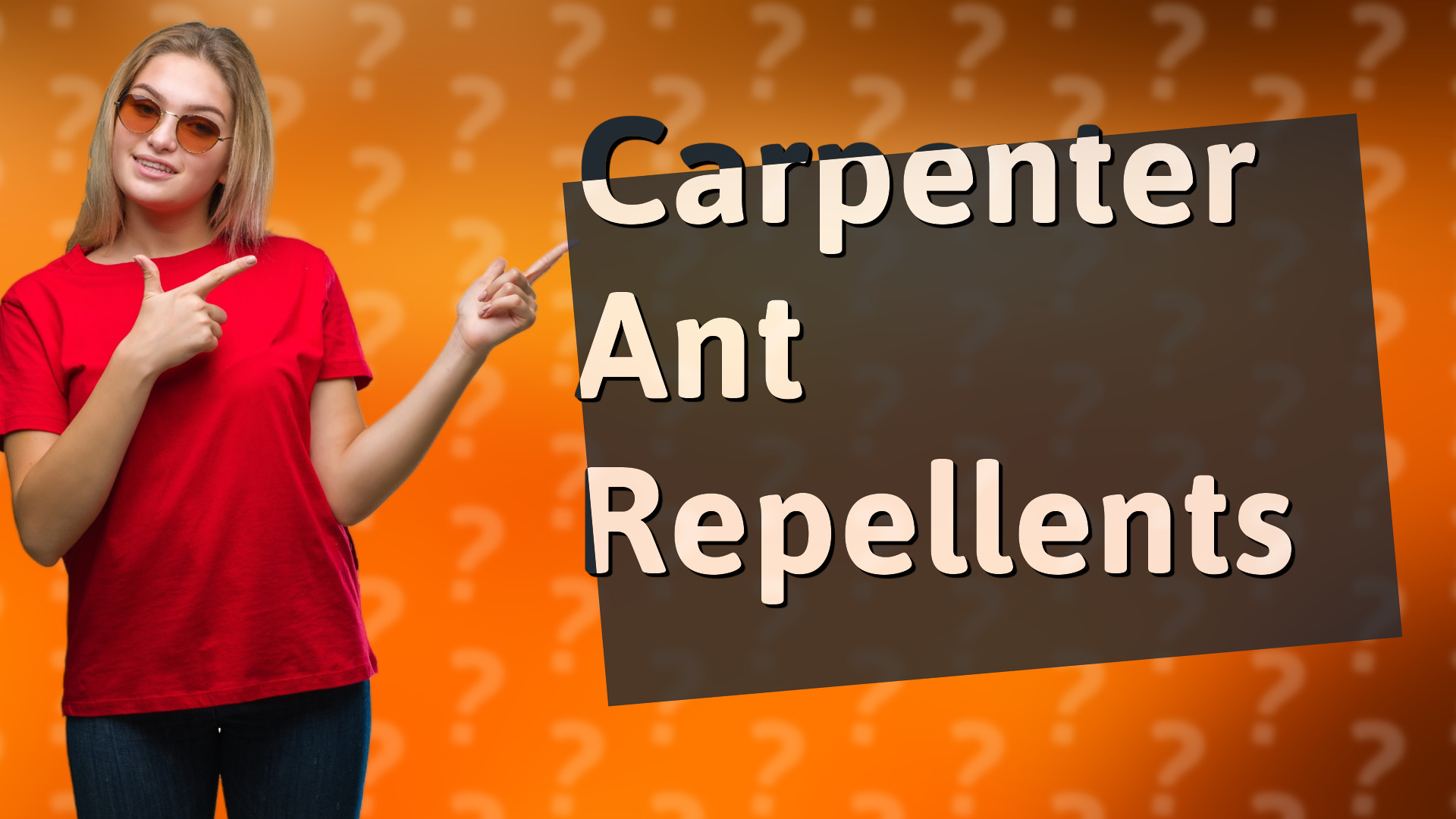 Carpenter Ant Repellents