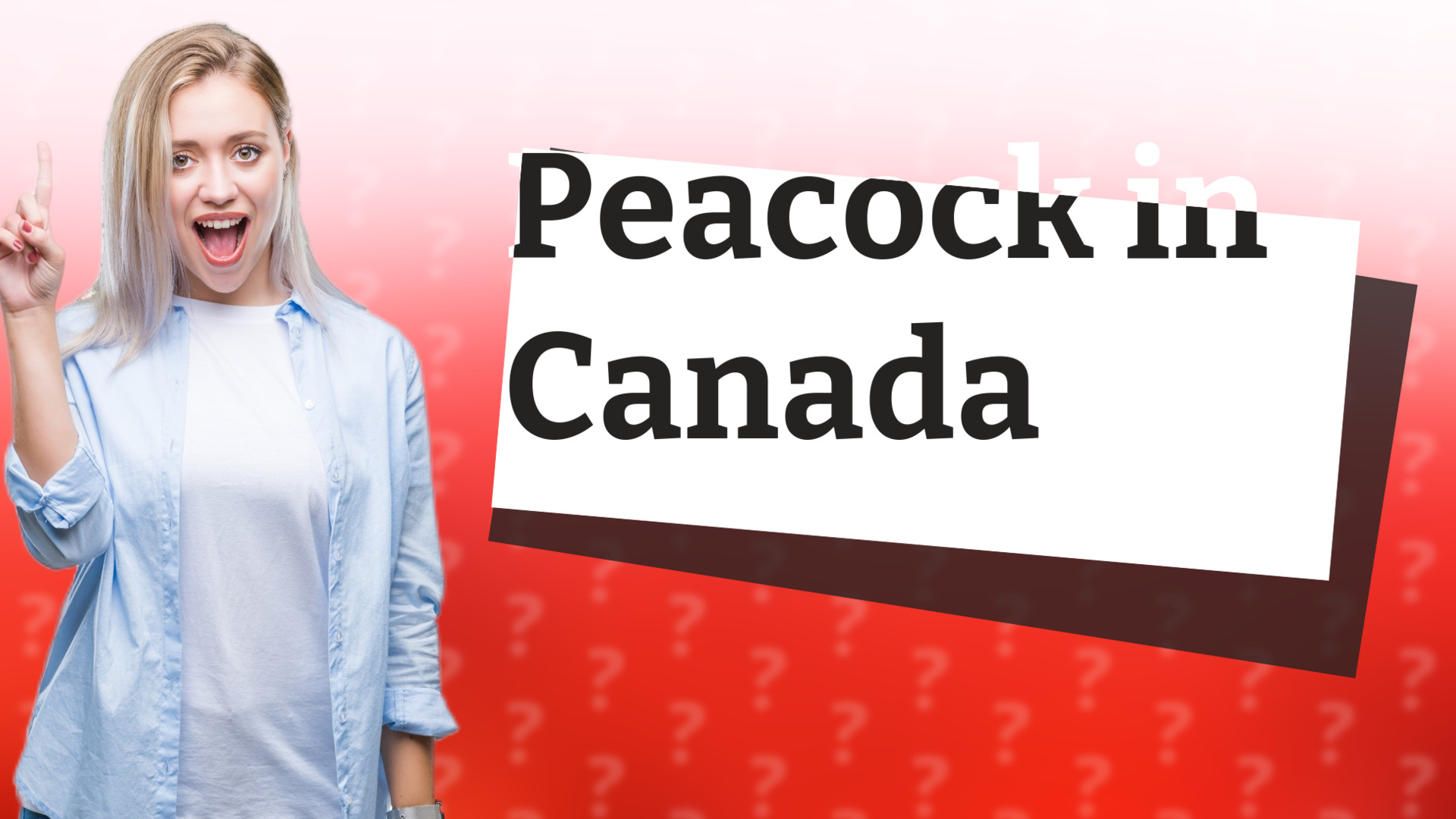 Peacock in Canada