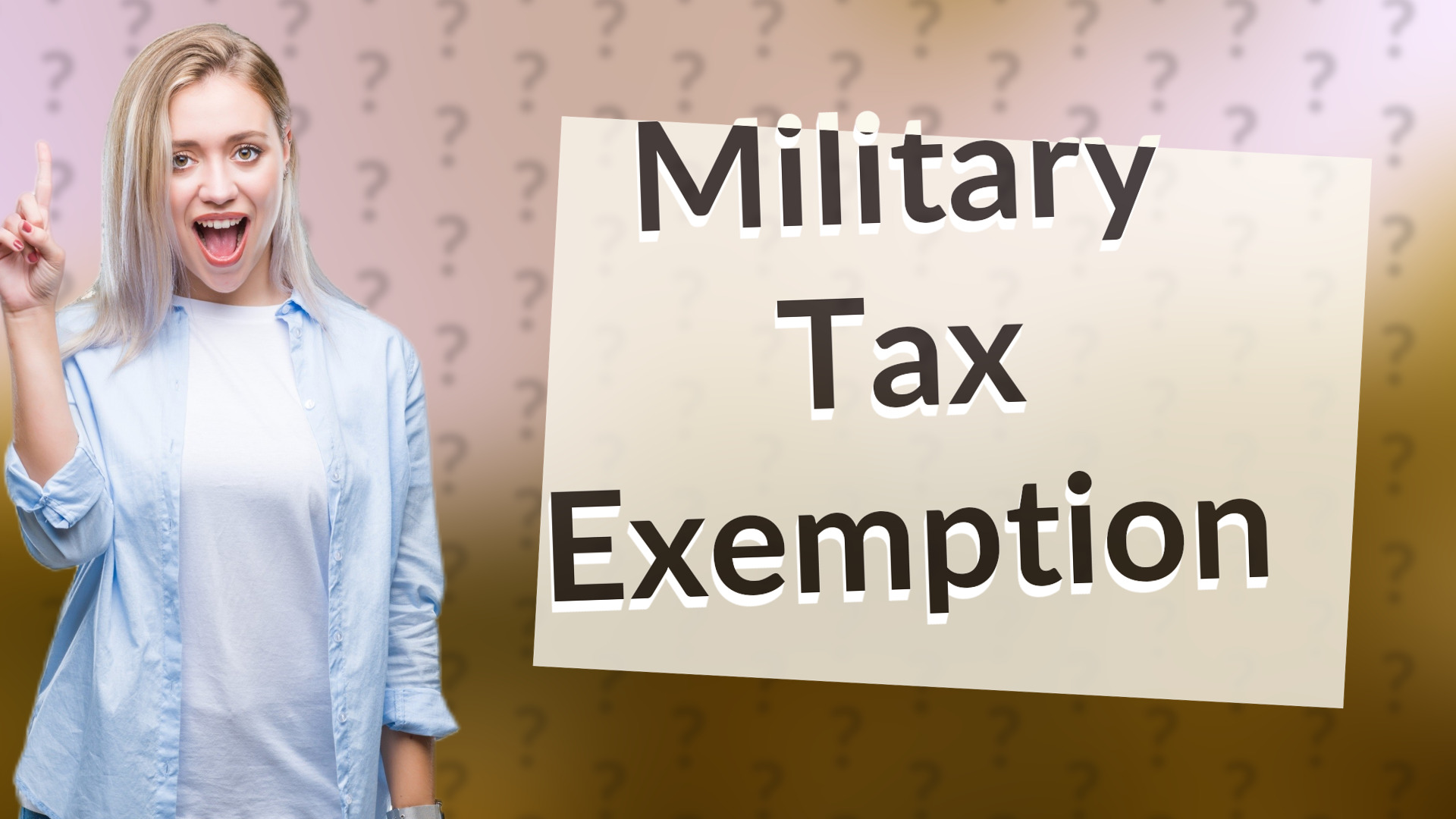 Military Tax Exemption