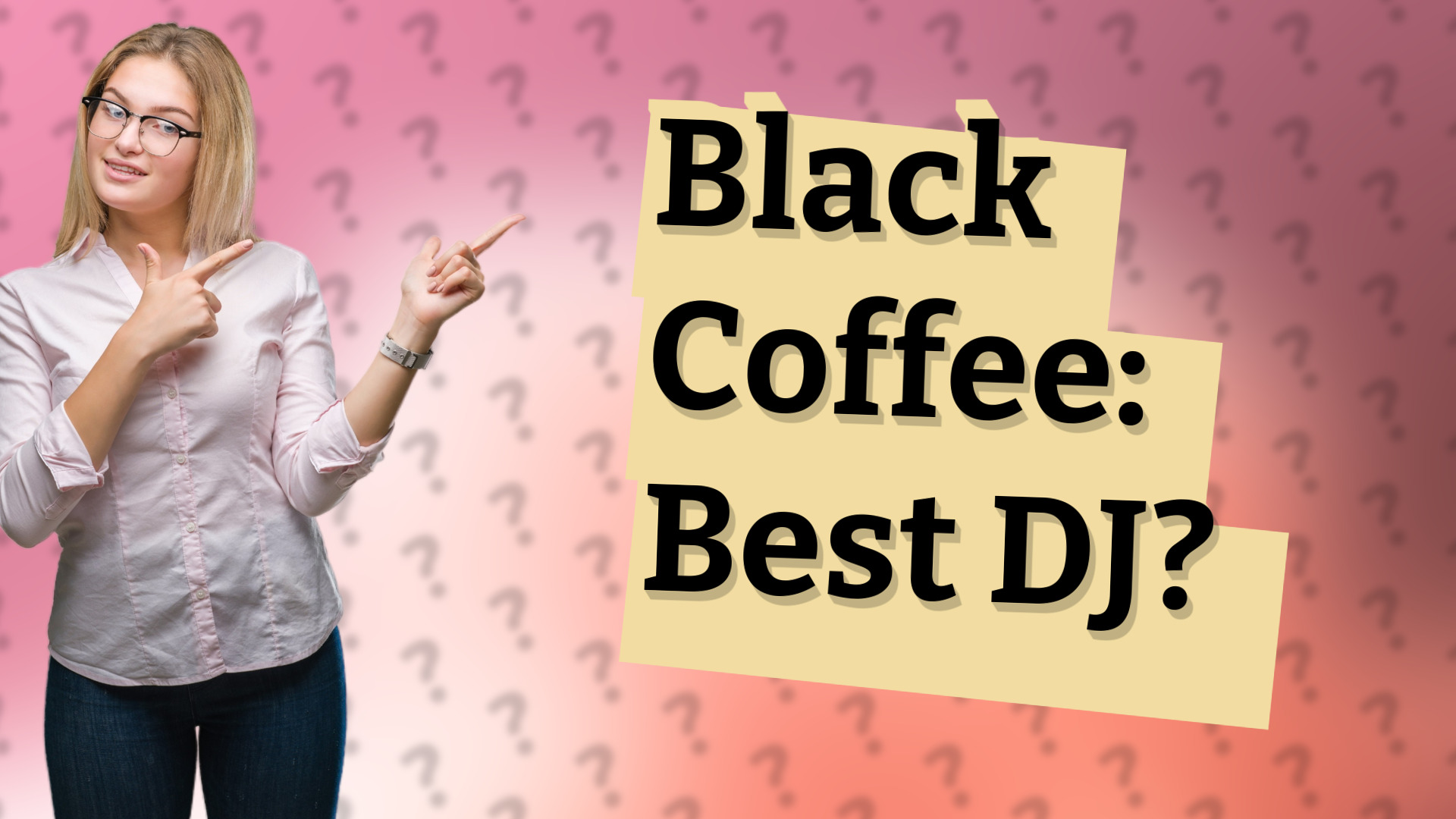 Black Coffee: Best DJ?