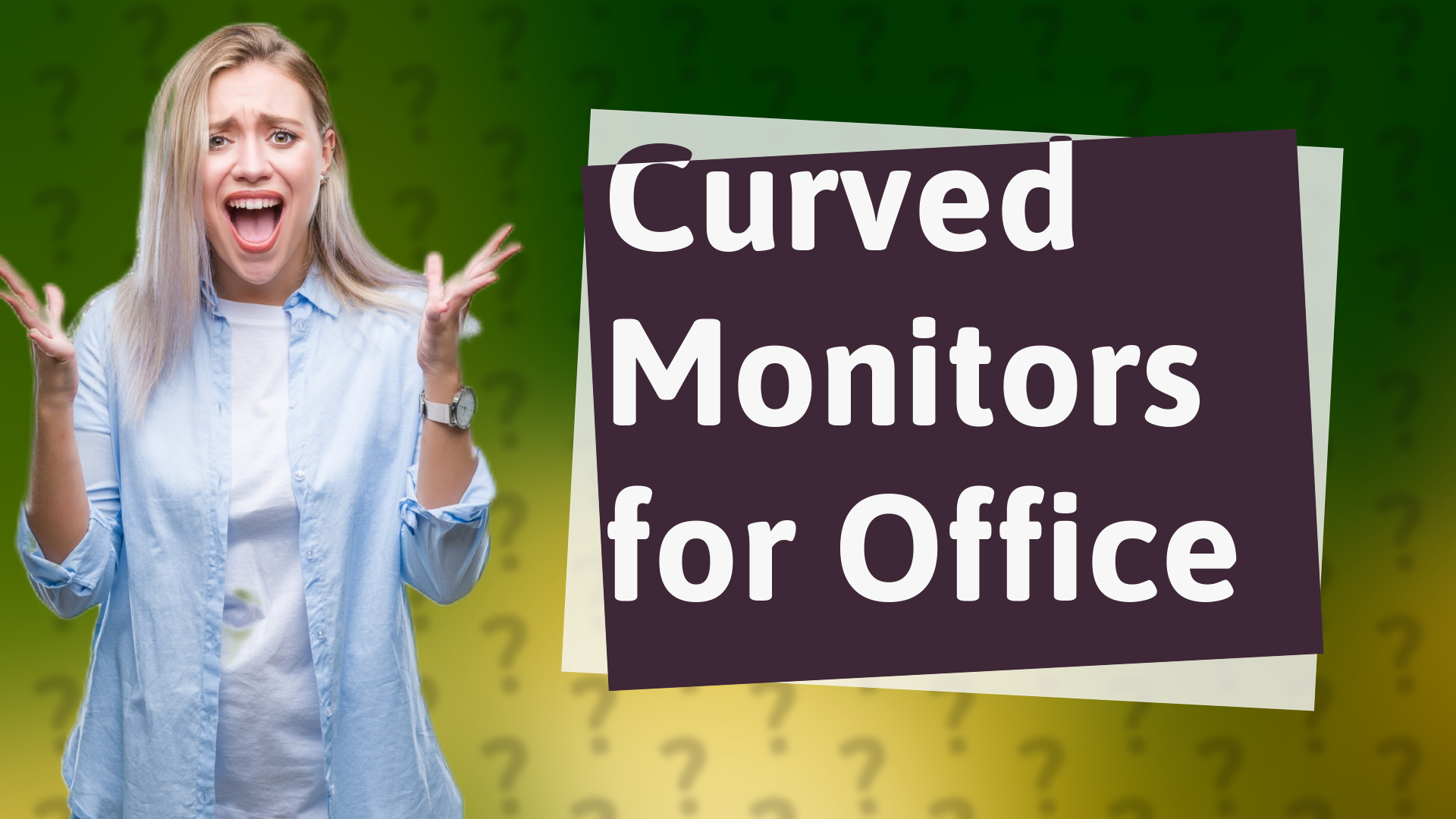 Curved Monitors for Office