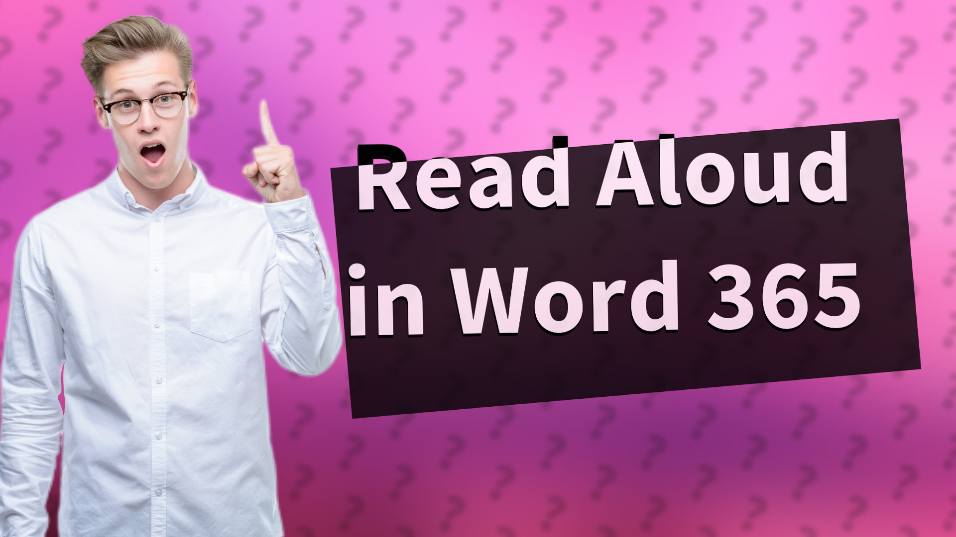 Read Aloud in Word 365
