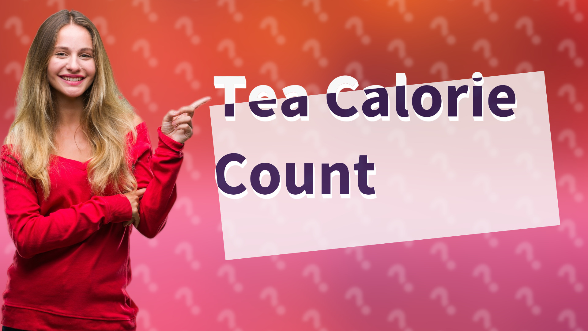 Tea Calorie Count