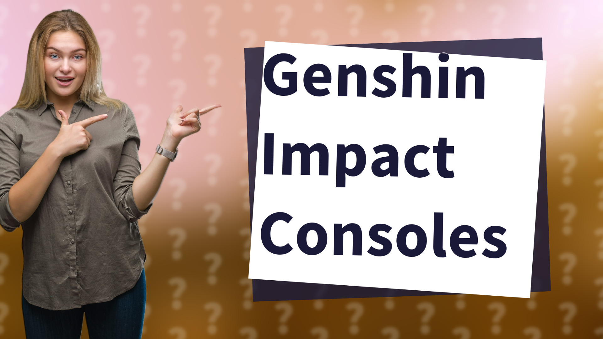 Genshin Impact Consoles