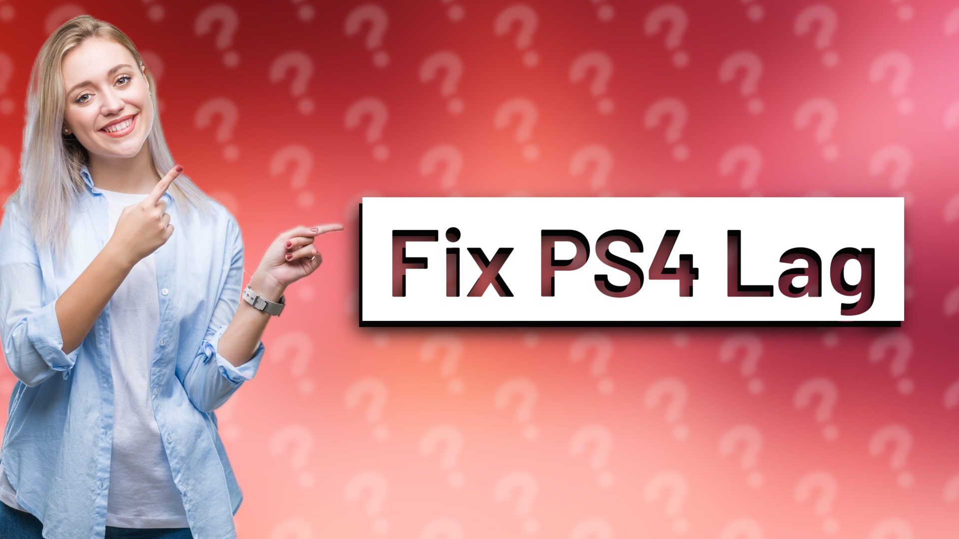 Fix PS4 Lag