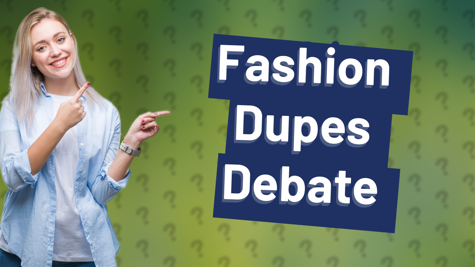 Fashion Dupes Debate