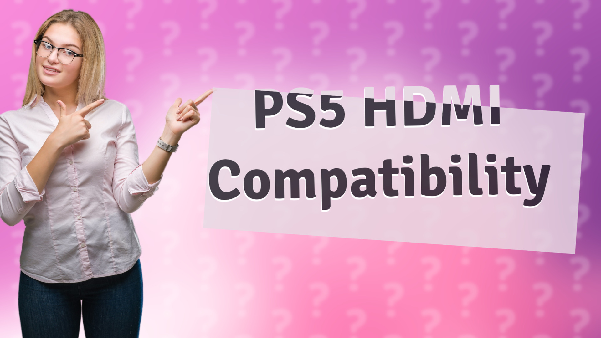 PS5 HDMI Compatibility