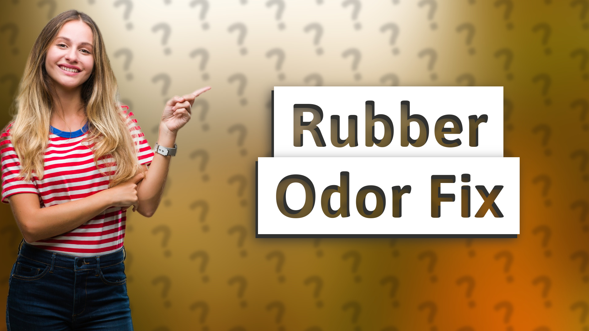 Rubber Odor Fix