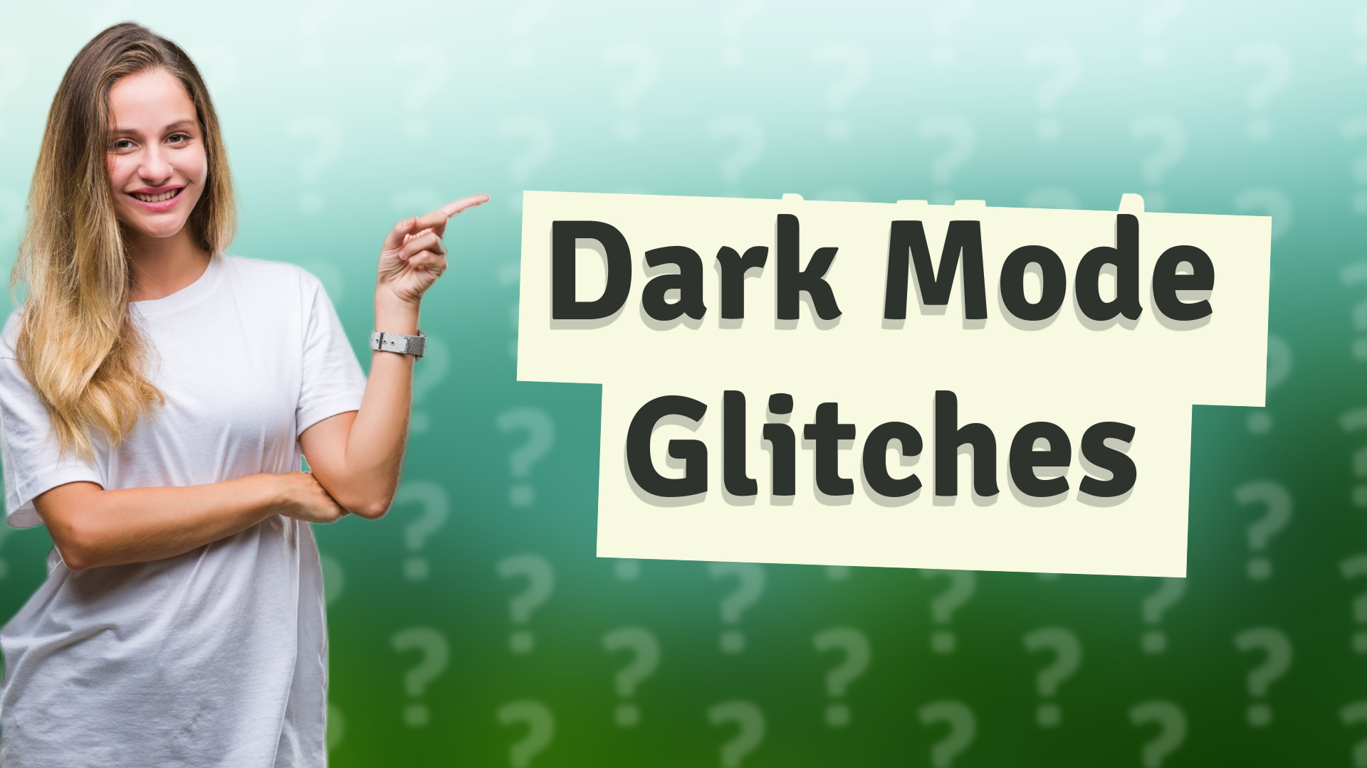 Dark Mode Glitches