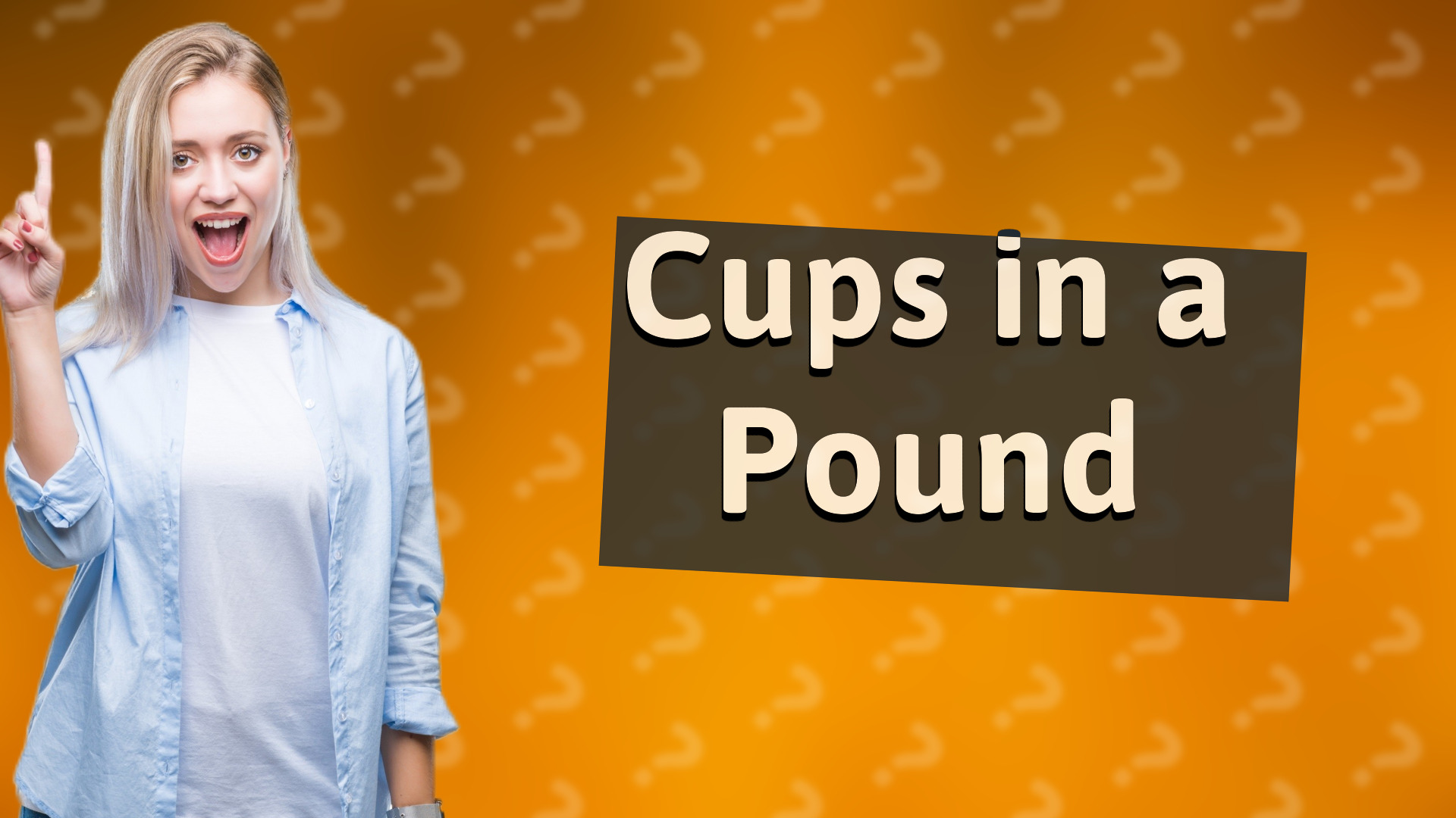 Cups in a Pound