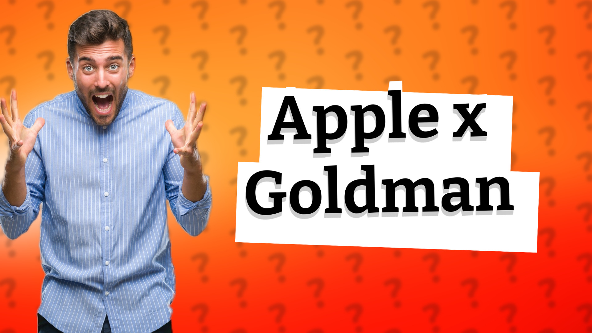Apple x Goldman