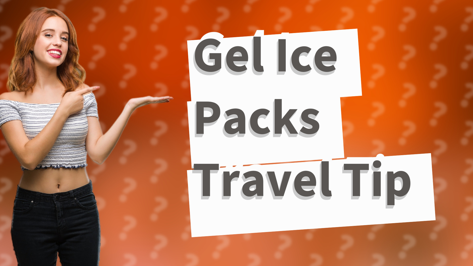Gel Ice Packs Travel Tip