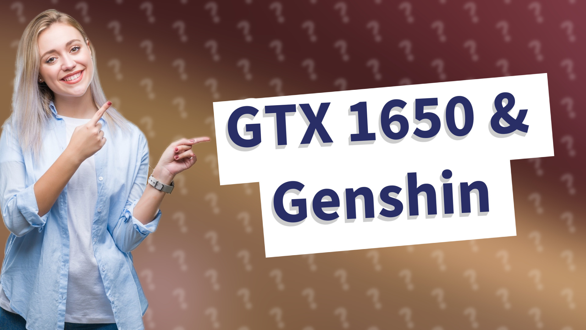 GTX 1650 & Genshin