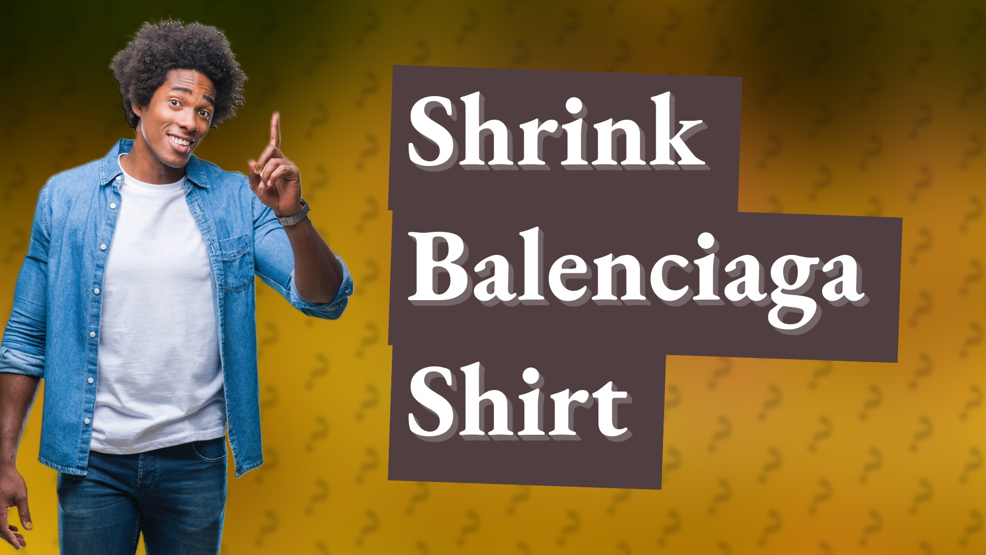 Shrink Balenciaga Shirt