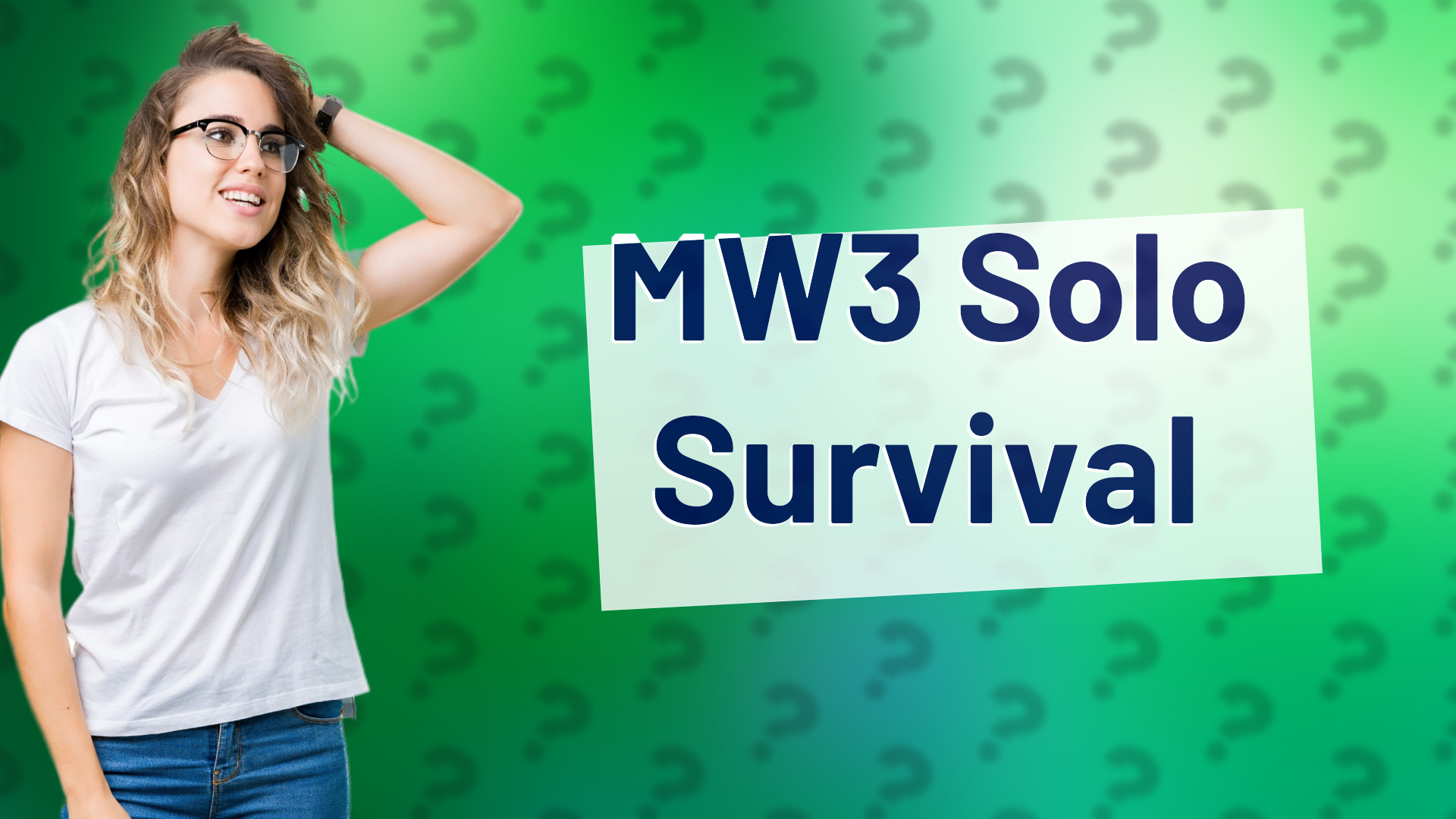 MW3 Solo Survival