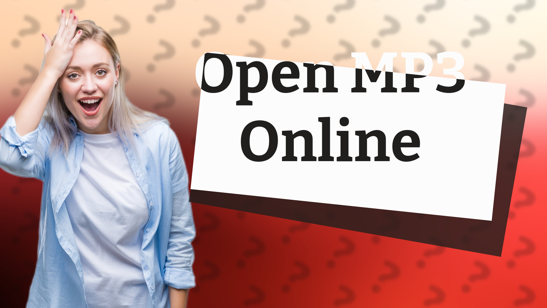 Open MP3 Online
