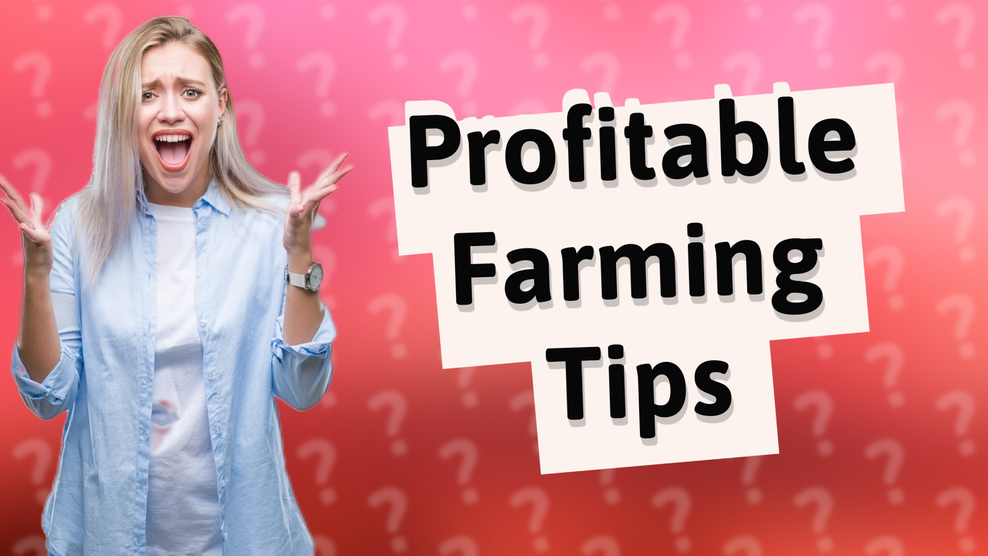 Profitable Farming Tips