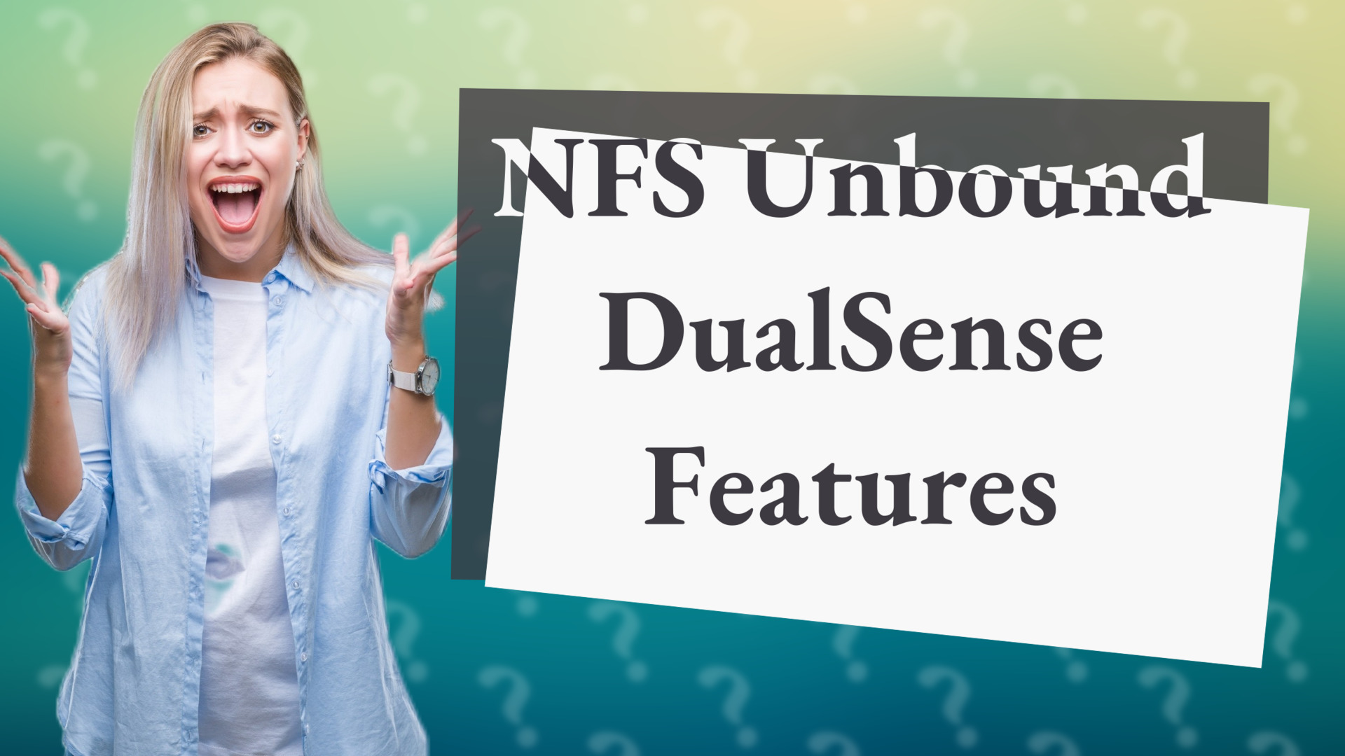 NFS Unbound DualSense Features