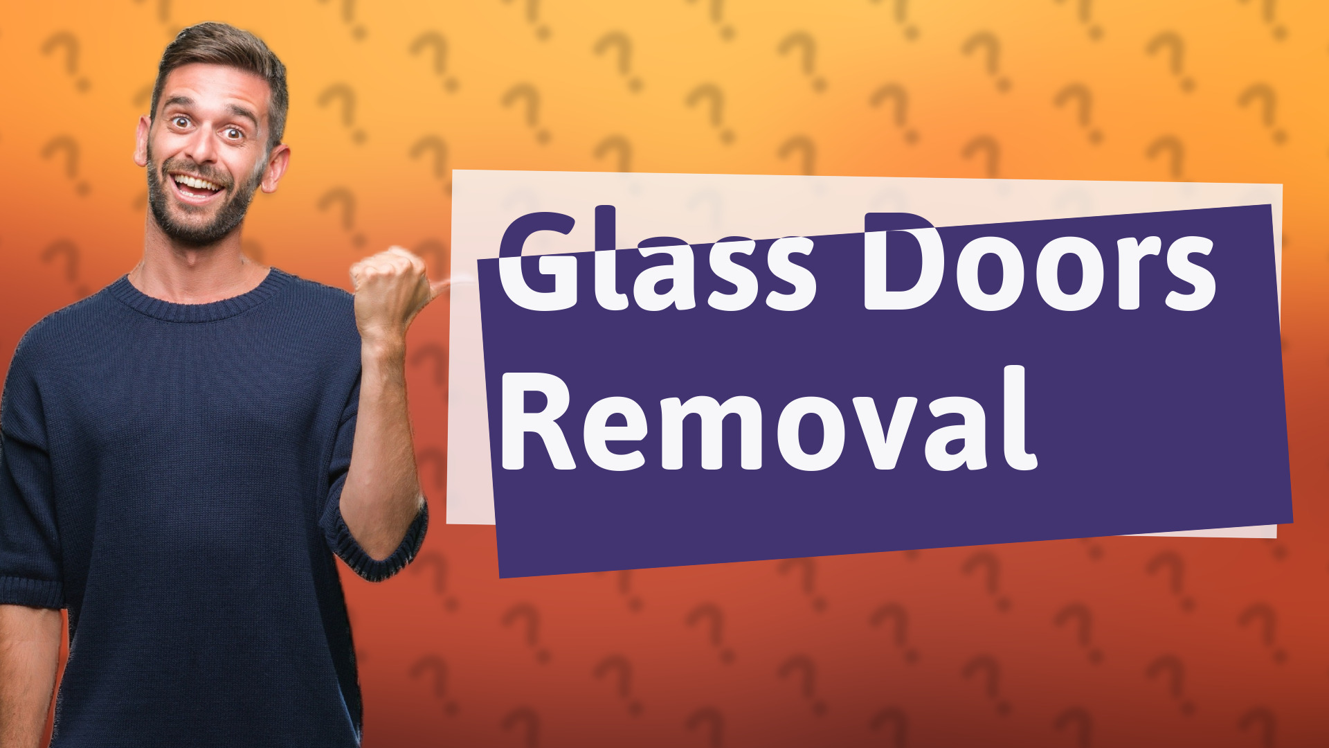 Glass Doors Removal