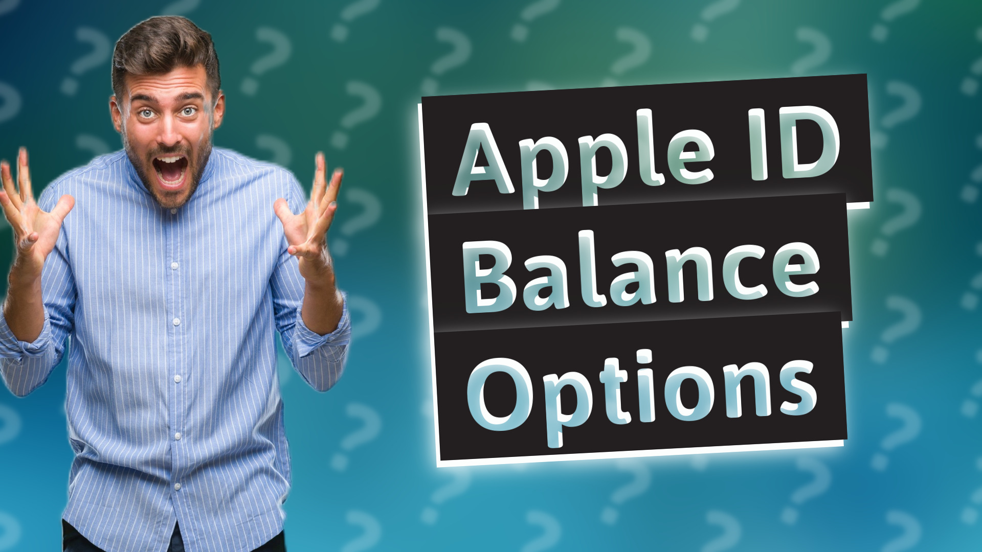 Apple ID Balance Options