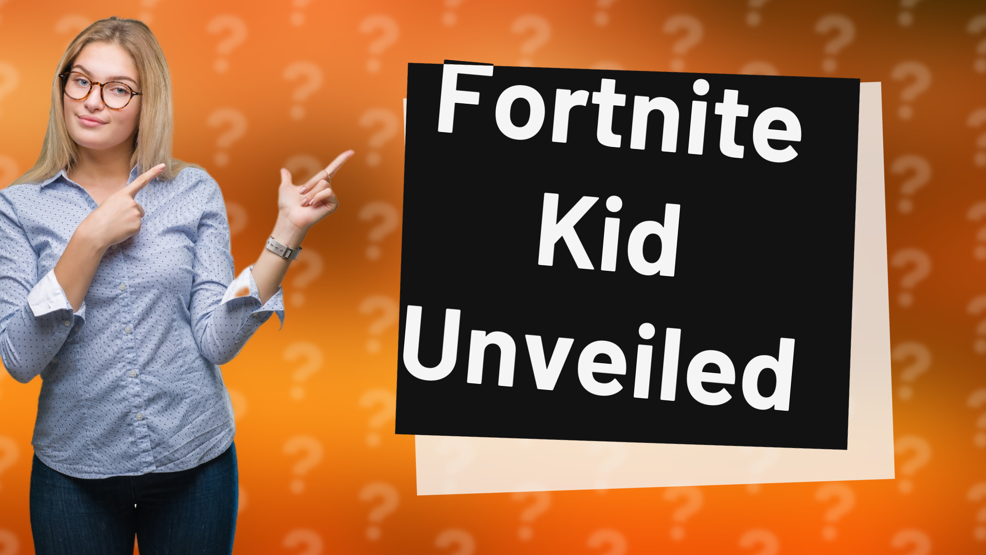 Fortnite Kid Unveiled