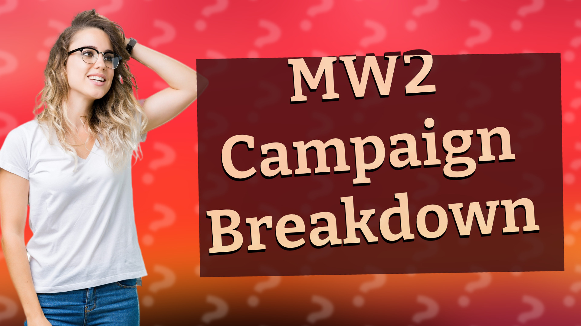MW2 Campaign Breakdown