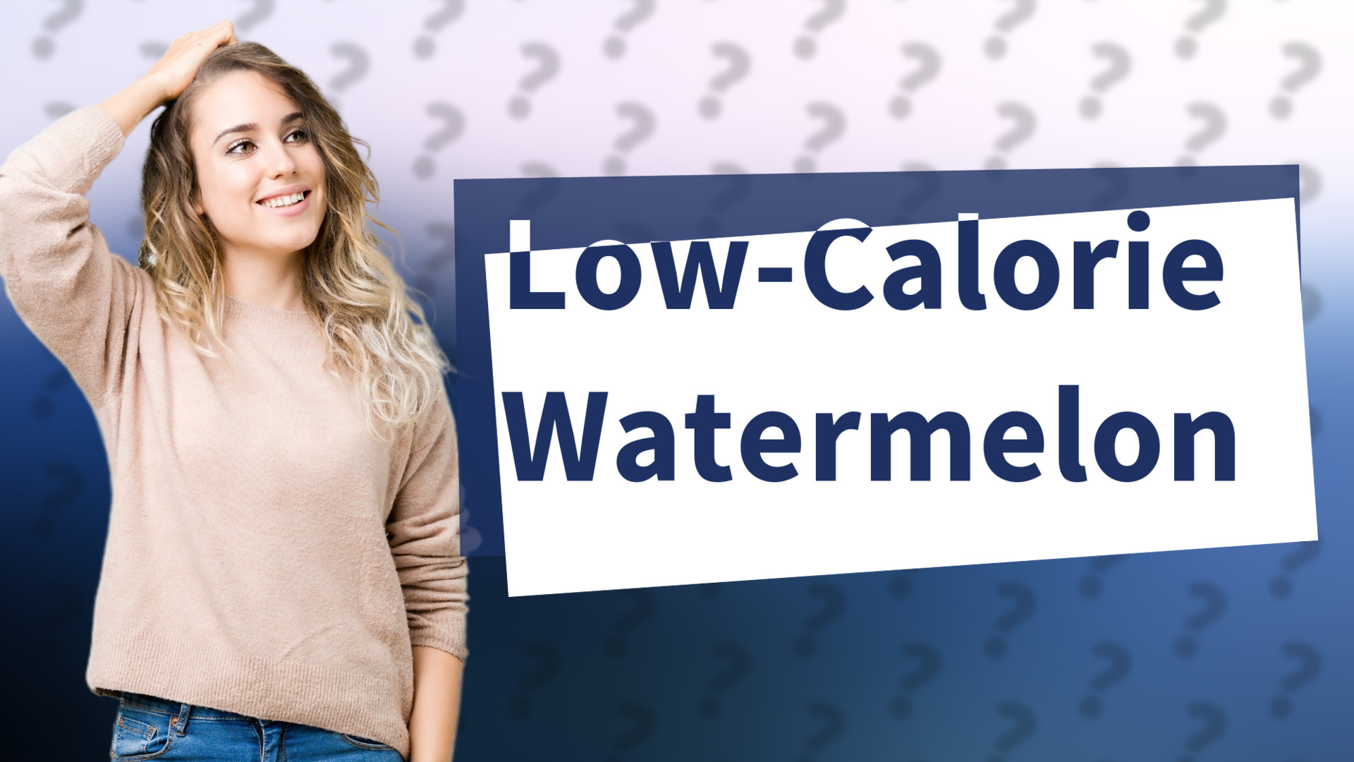 Low-Calorie Watermelon
