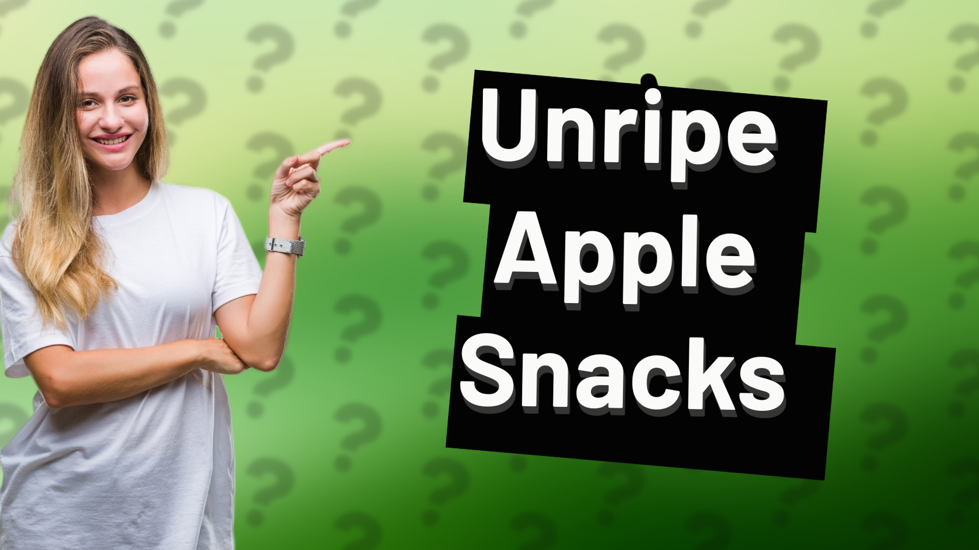 Unripe Apple Snacks