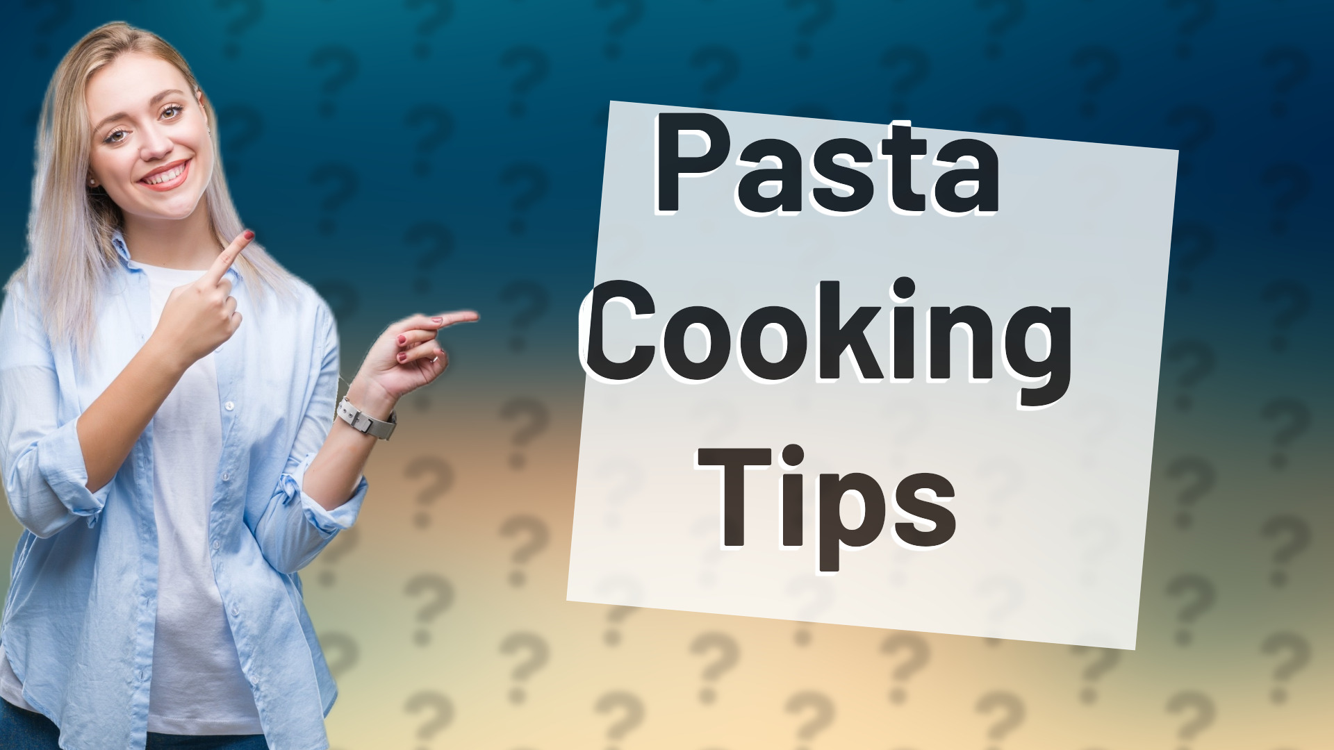 Pasta Cooking Tips