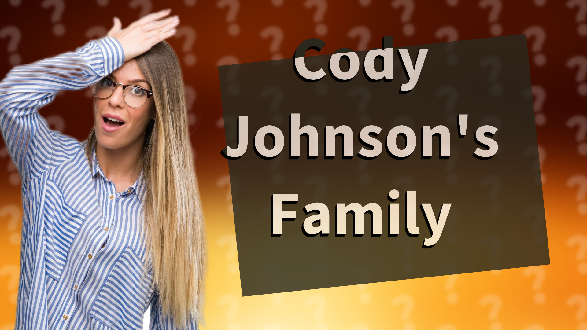 Cody Johnson's Family
