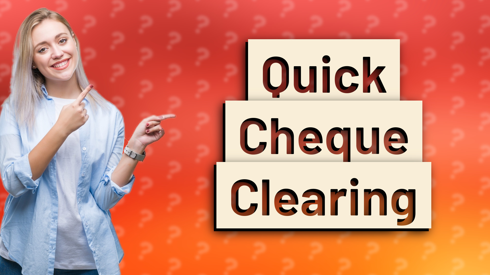Quick Cheque Clearing