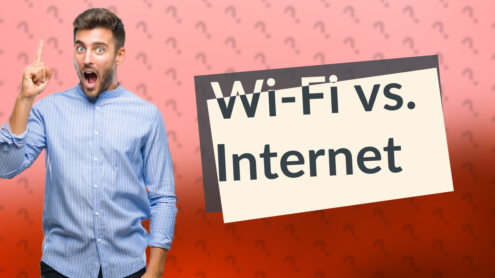 Wi-Fi vs. Internet