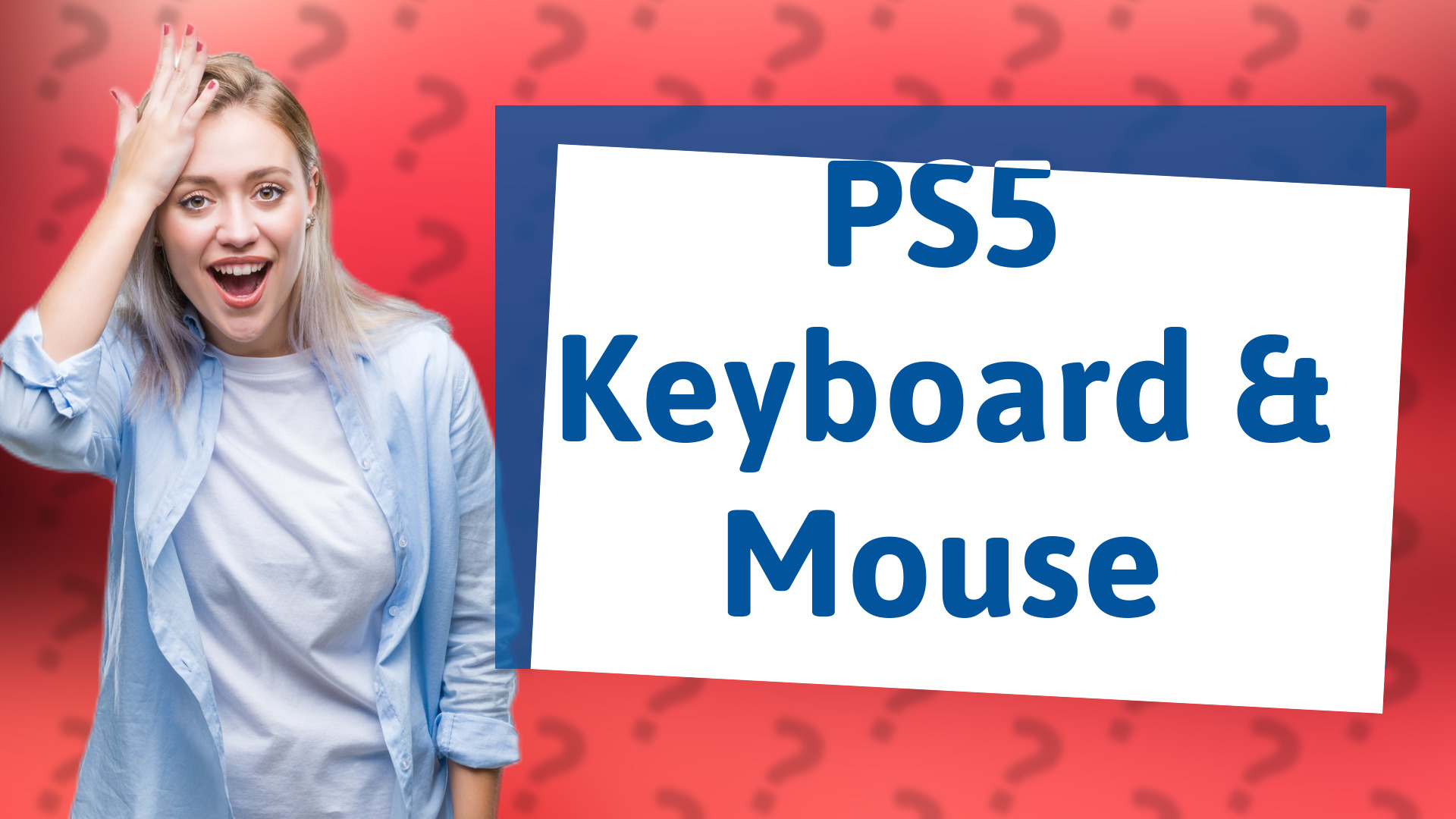 PS5 Keyboard & Mouse