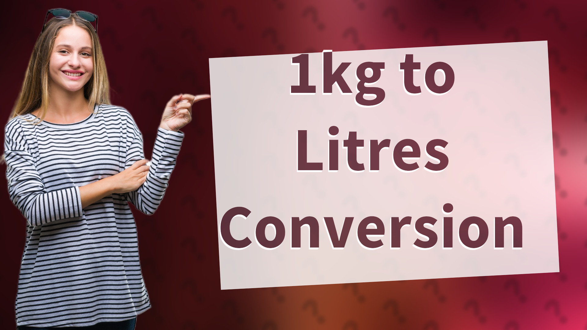 1kg to Litres Conversion