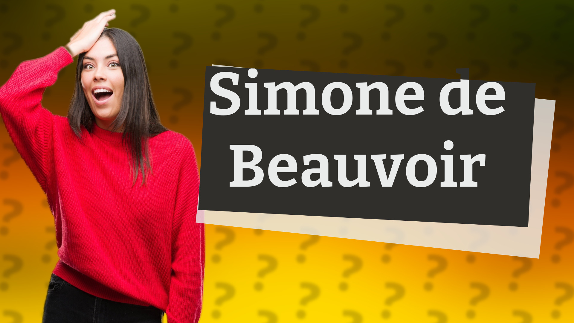Simone de Beauvoir