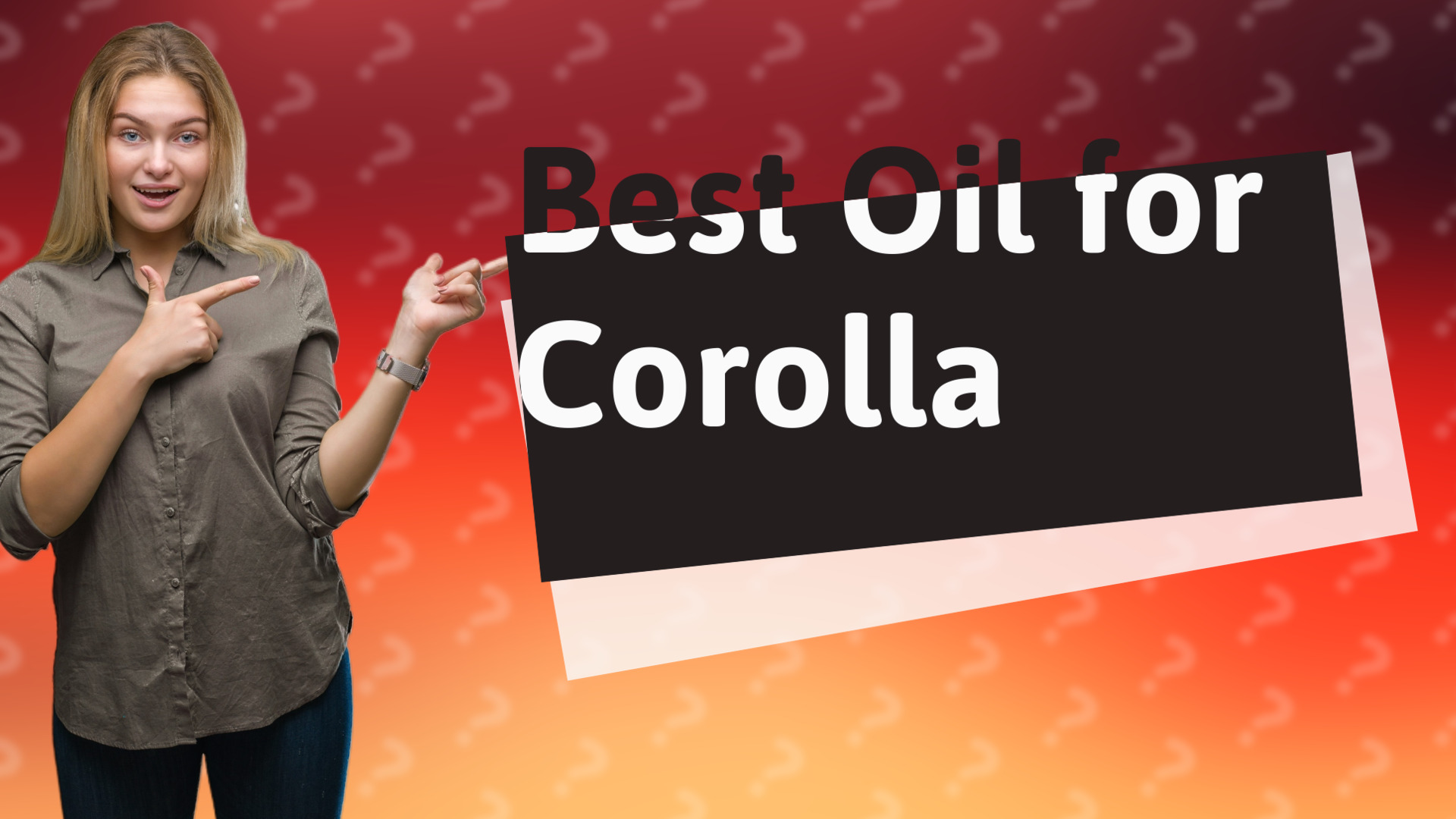 Best Oil for Corolla