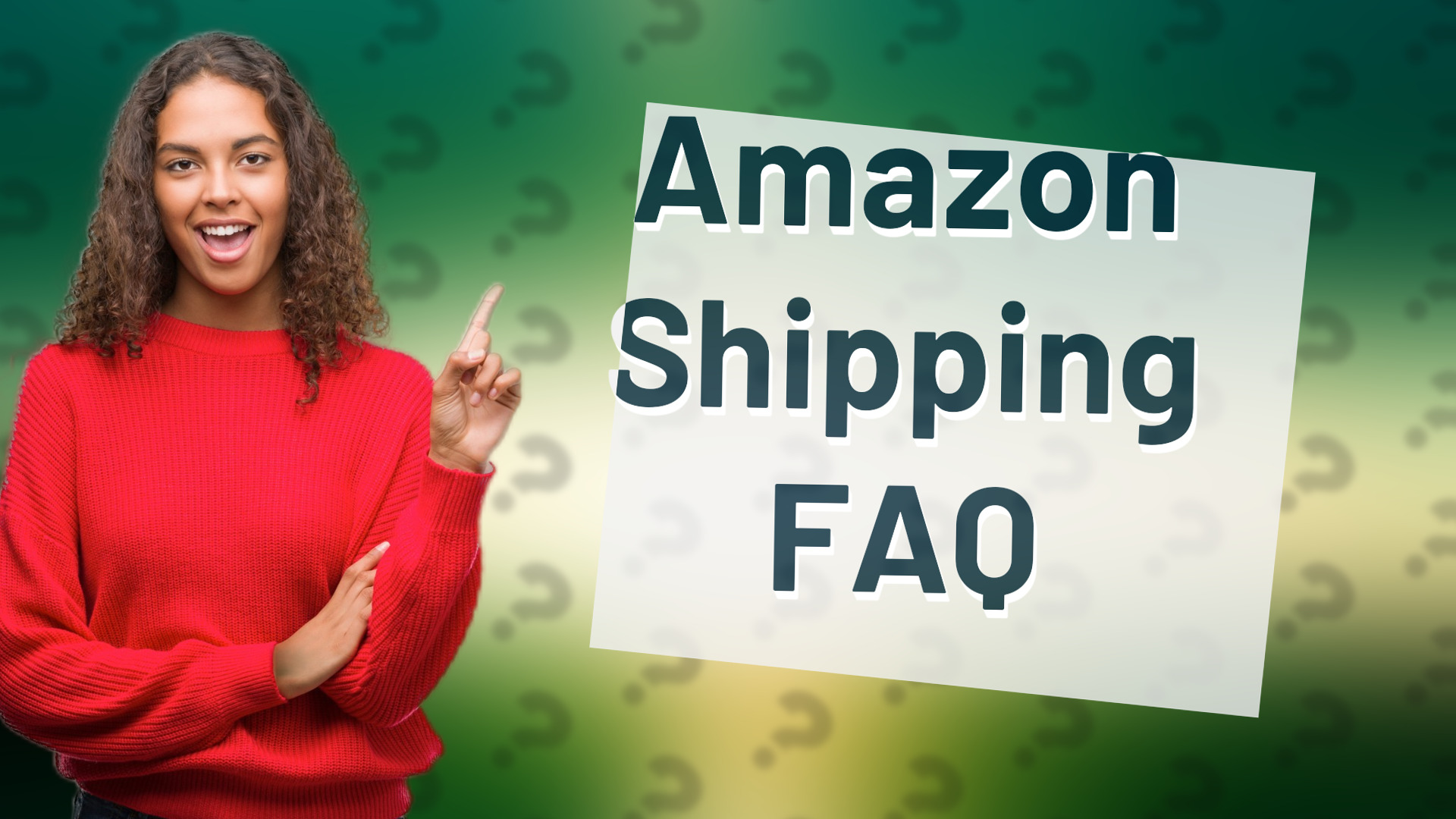 Amazon Shipping FAQ