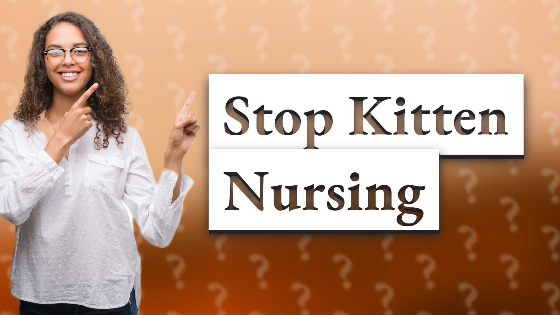 Stop Kitten Nursing
